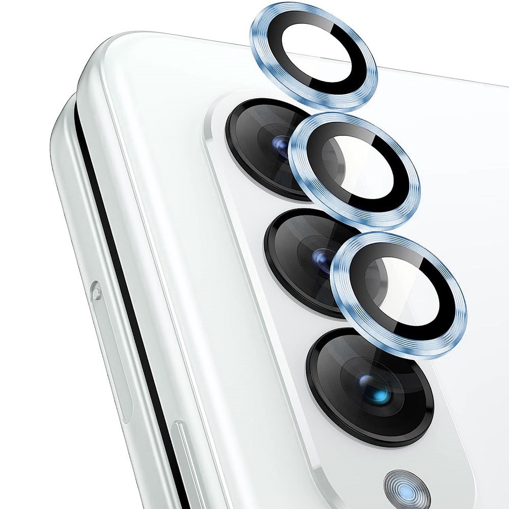 Panssarilasi Kameran Linssinsuojus alumiiniseos Samsung Galaxy Z Fold 5 sininen