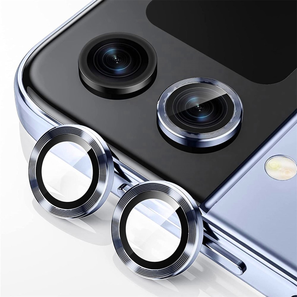 Panssarilasi Kameran Linssinsuojus alumiiniseos Samsung Galaxy Z Flip 5 sininen