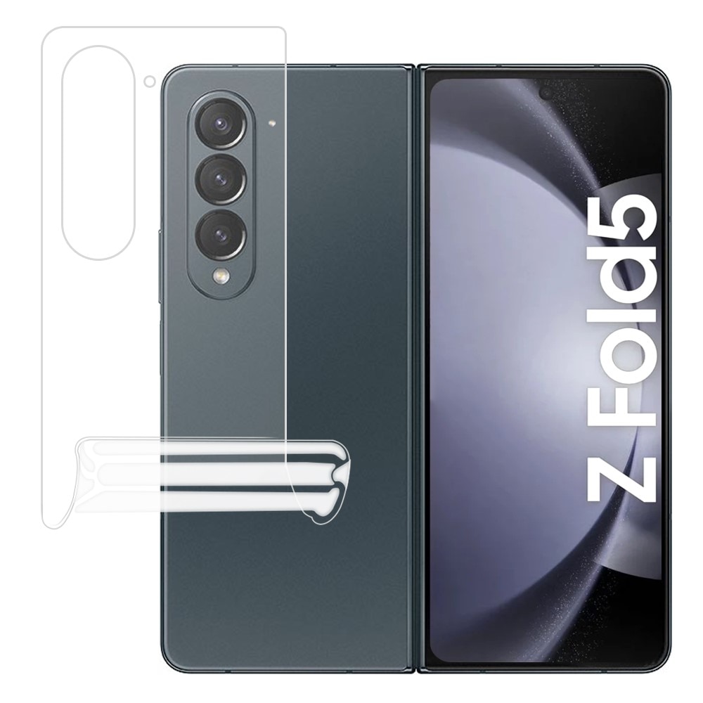 Samsung Galaxy Z Fold 5 Suojakalvo takaosa Läpinäkyvä