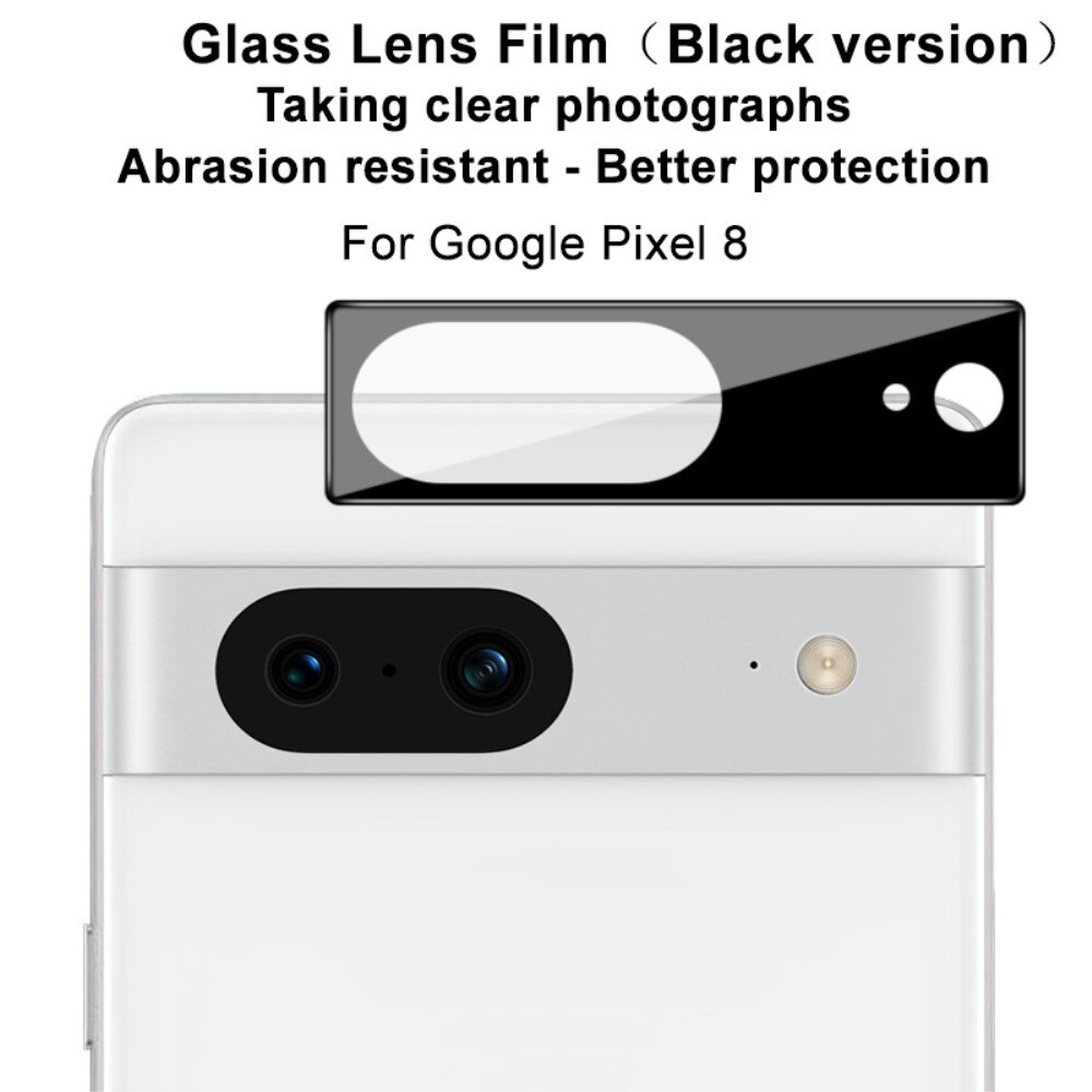 Panssarilasi Kameran Linssinsuoja Google Pixel 8 Musta