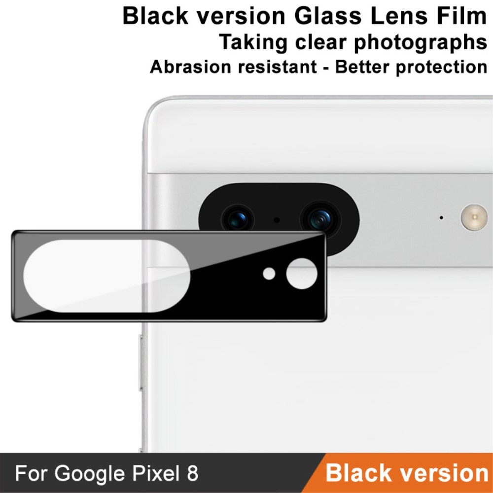 Panssarilasi Kameran Linssinsuoja Google Pixel 8 Musta