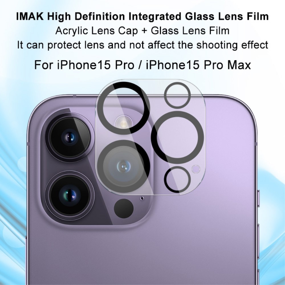 Panssarilasi Kameran Linssinsuoja iPhone 15 Pro Max kirkas