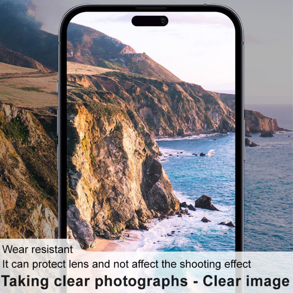 Panssarilasi Kameran Linssinsuoja iPhone 15 Pro Max kirkas