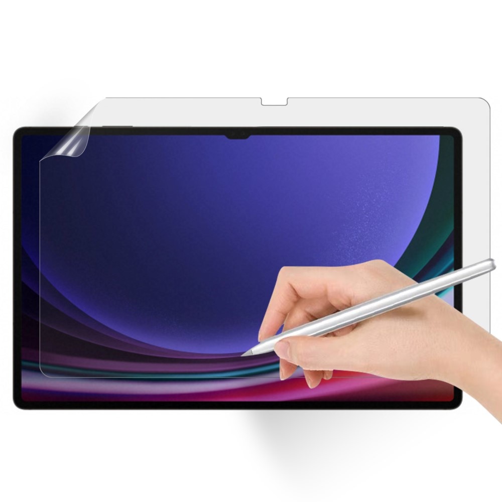 Samsung Galaxy Tab S9 Ultra Näytönsuoja paperimaisella pinnalla Läpinäkyvä