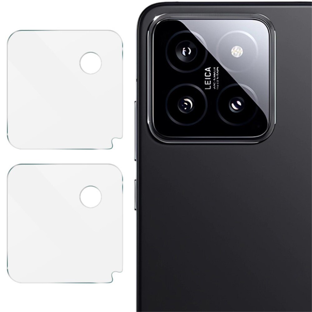 2-pack Panssarilasi Kameran Linssinsuoja Xiaomi 14 kirkas