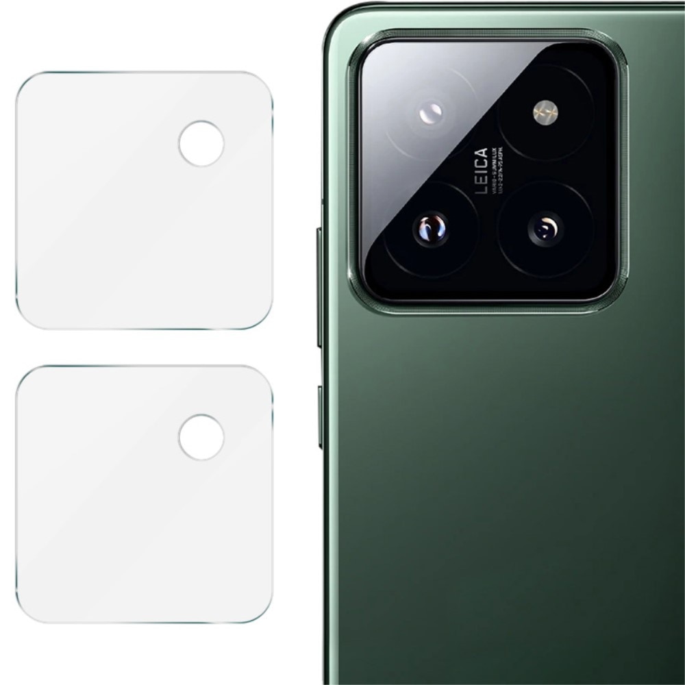 2-pack Panssarilasi Kameran Linssinsuoja Xiaomi 14 Pro kirkas