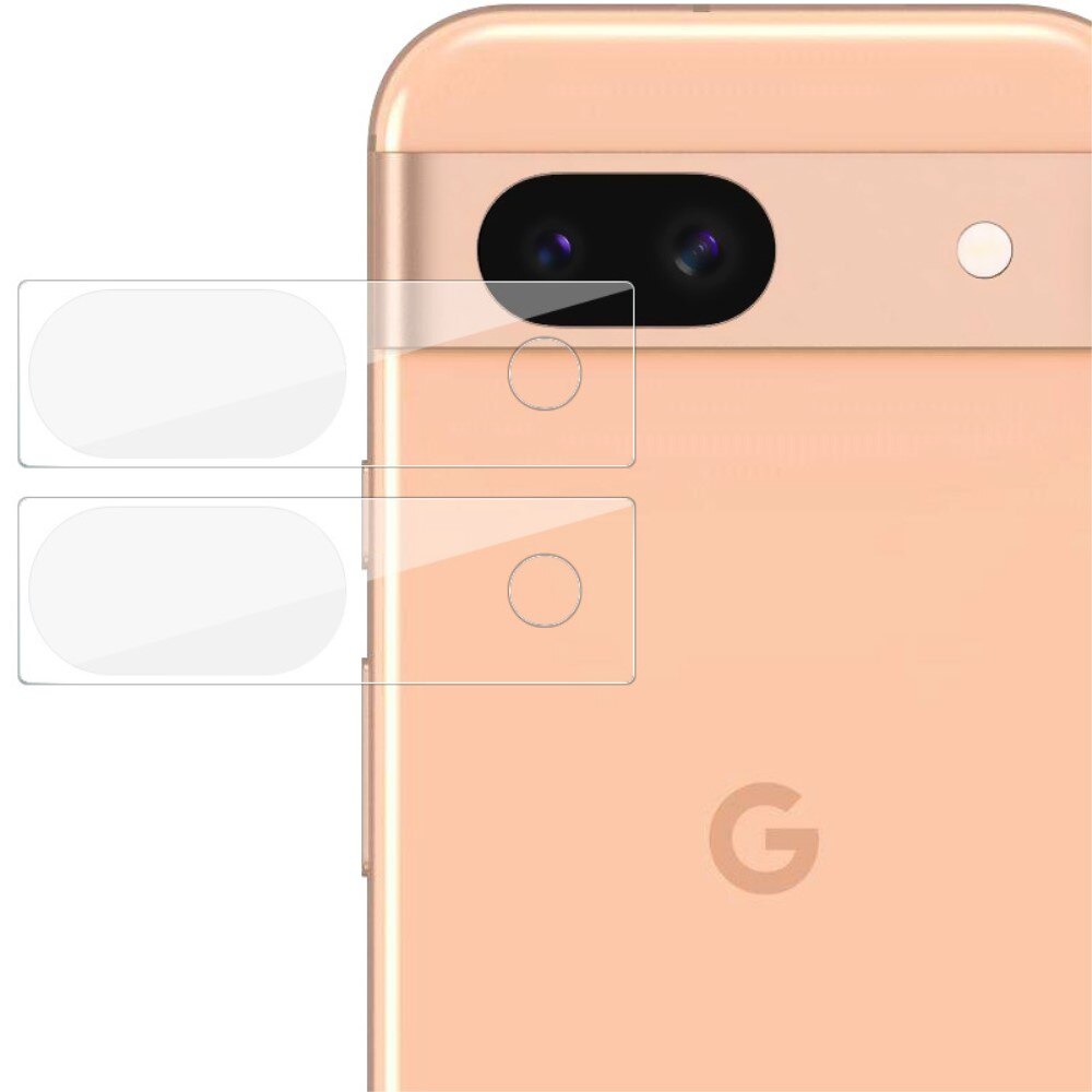 2-pack Panssarilasi Takakameroille Google Pixel 8a kirkas