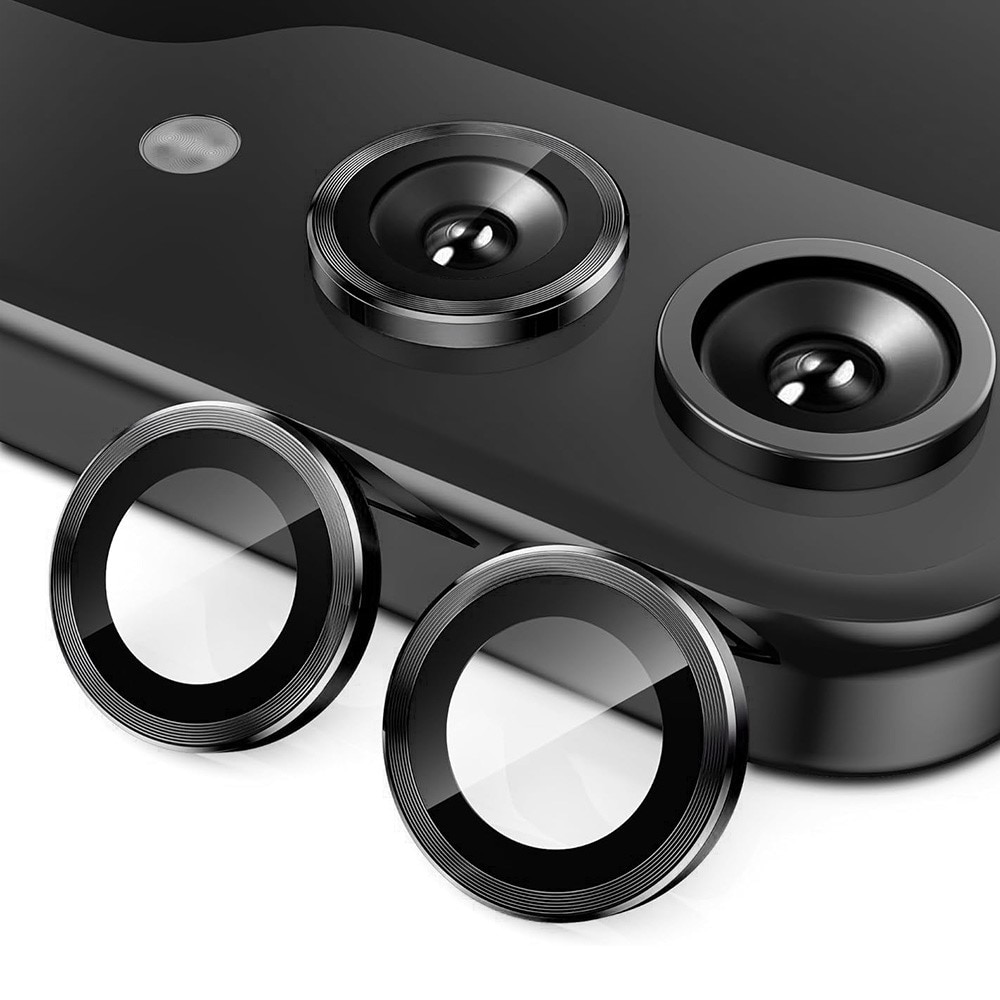 Panssarilasi Kameran Linssinsuojus alumiiniseos Samsung Galaxy Z Flip 6 musta