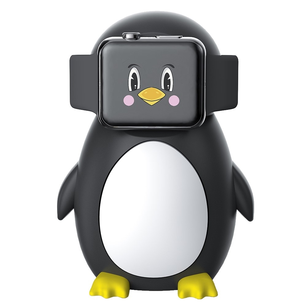 Apple Watch Latausteline musta pingviini