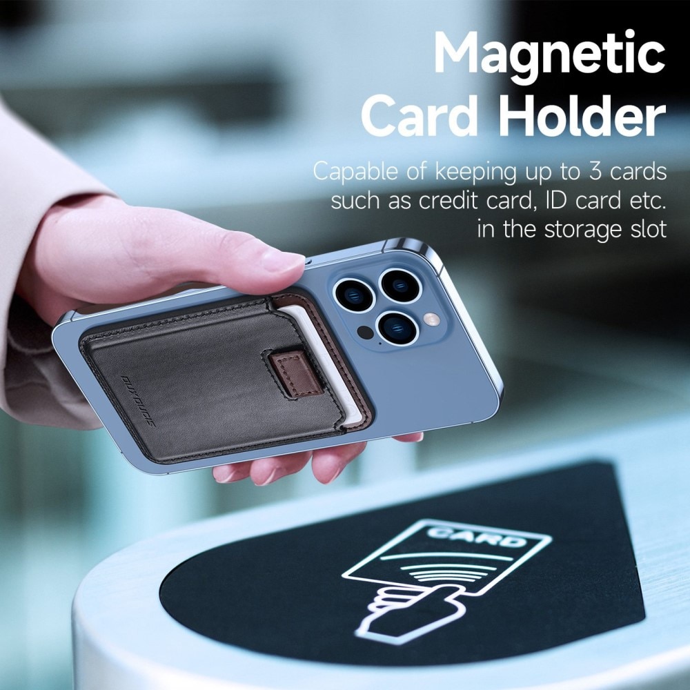Magnetic Card Holder Black