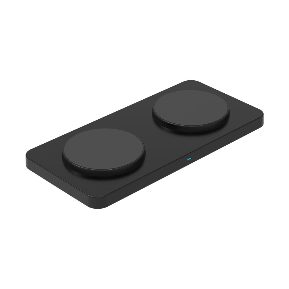 2-in-1 Magneettinen Langaton Latausalusta 30W musta
