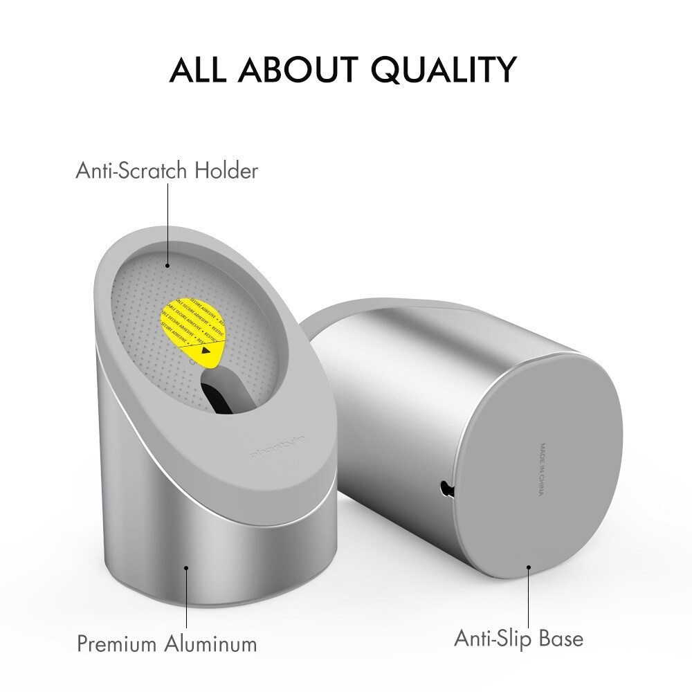 MagSafe Latausteline Alumiini hopea