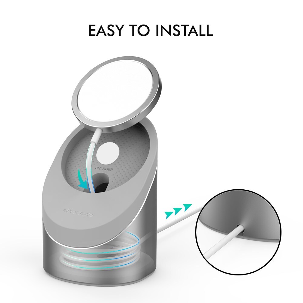 MagSafe Latausteline Alumiini hopea