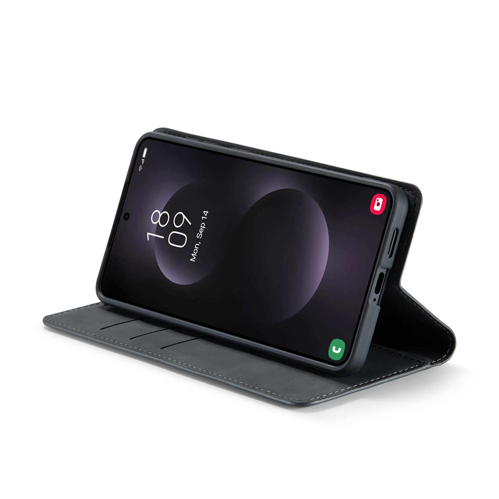 Samsung Galaxy S25 Edge Slim Mobilfodral Musta
