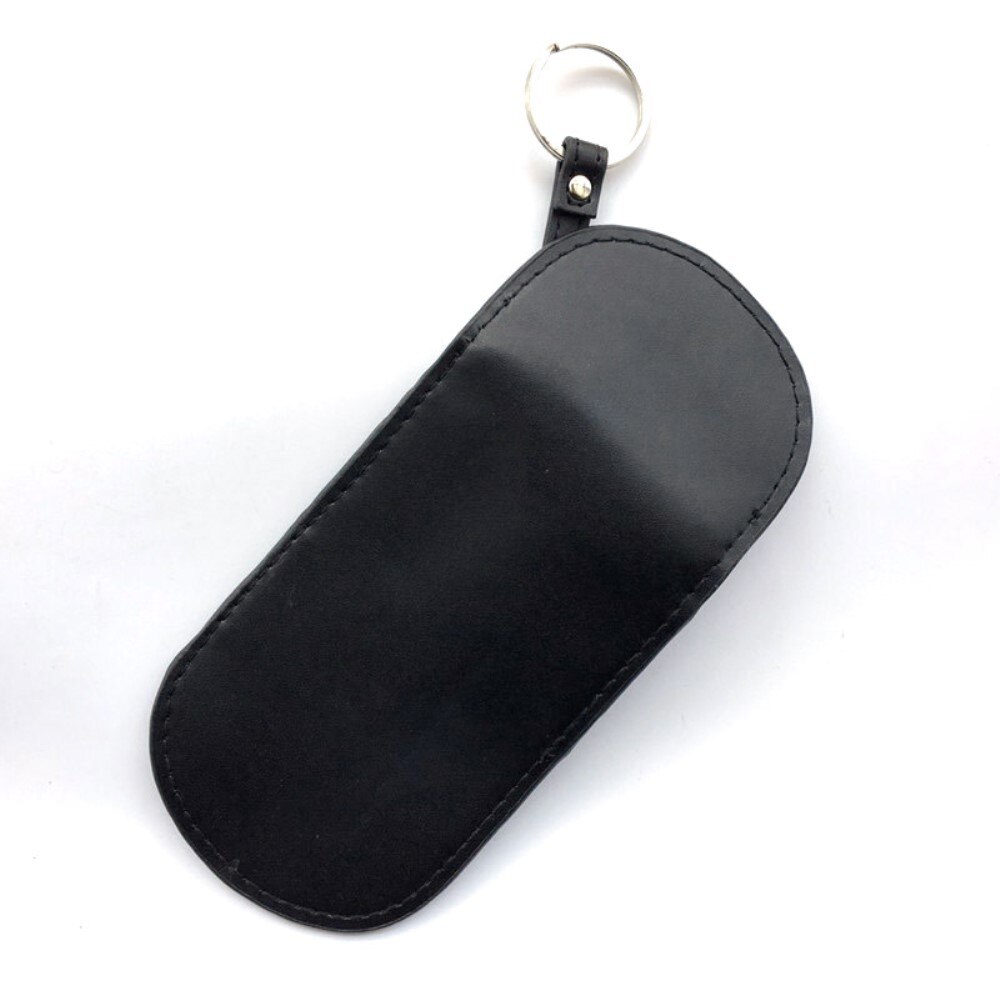 Auton avainkotelo RFID-suoja Nahkaa musta