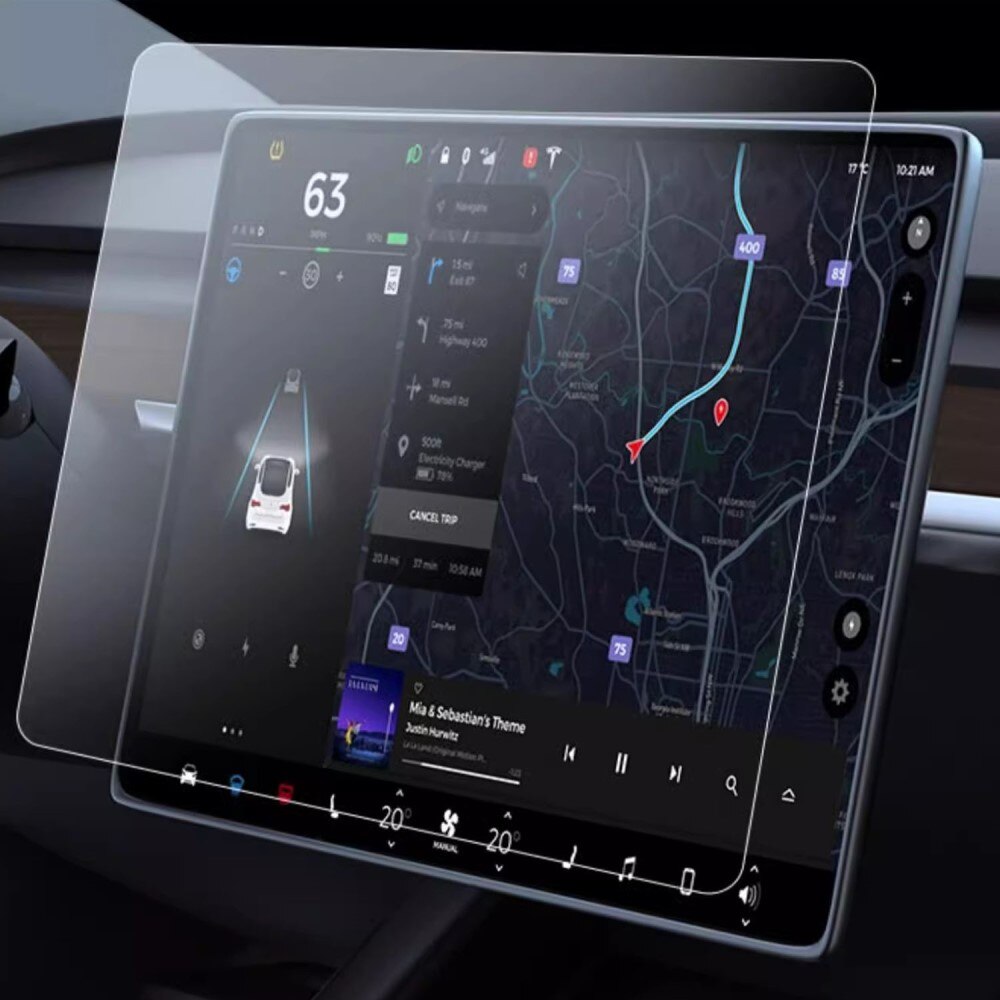 Mattapintainen Näytön Panssarilasi Tesla Model Y/3