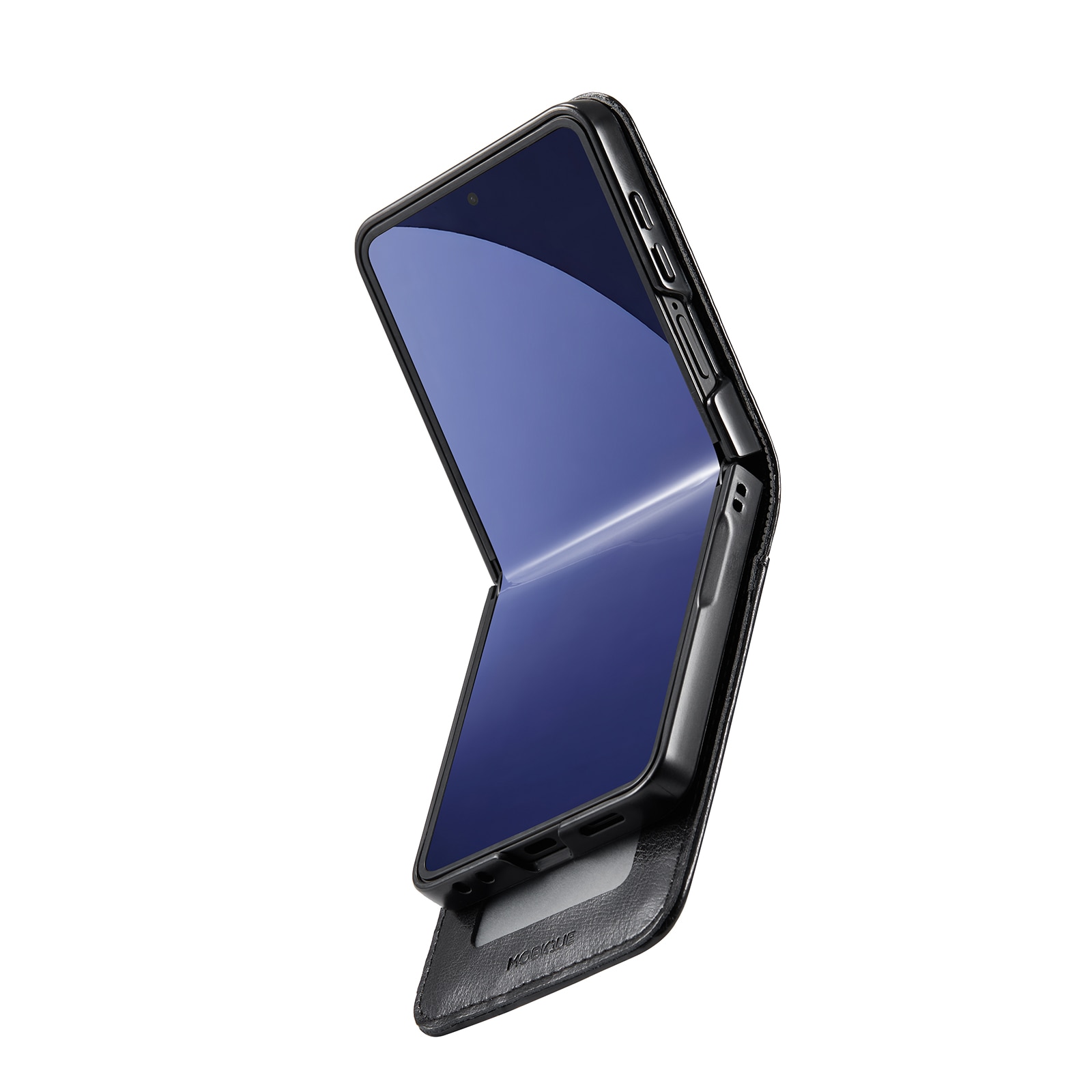 Aito Nahkakotelo Samsung Galaxy Z Flip 7 Musta