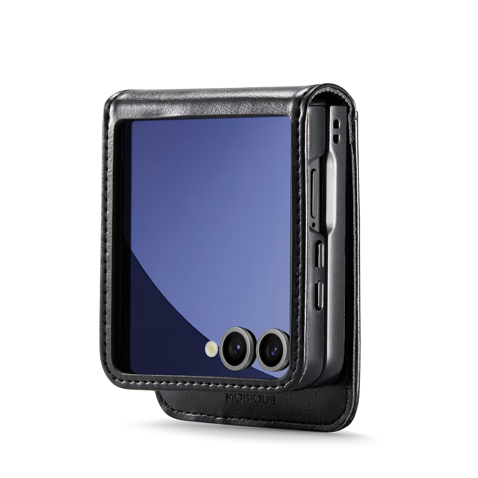 Aito Nahkakotelo Samsung Galaxy Z Flip 7 Musta