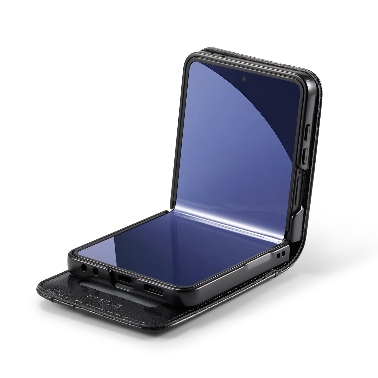 Aito Nahkakotelo Samsung Galaxy Z Flip 7 Musta