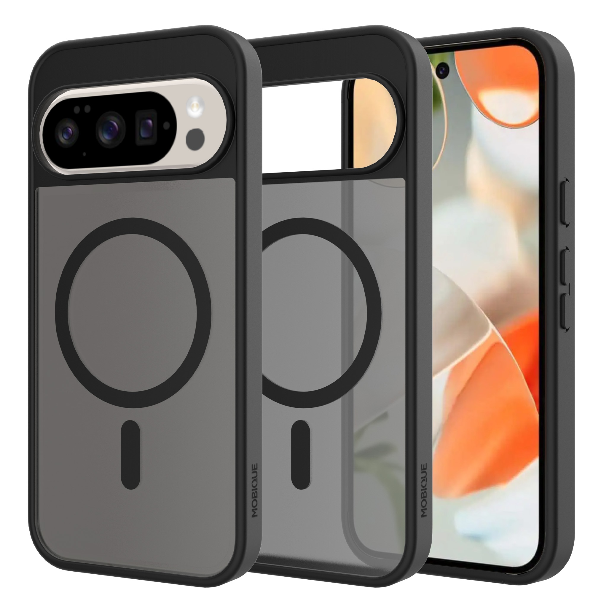 Magnetic Hybrid Kuori Google Pixel 10 Pro XL Frosted Black