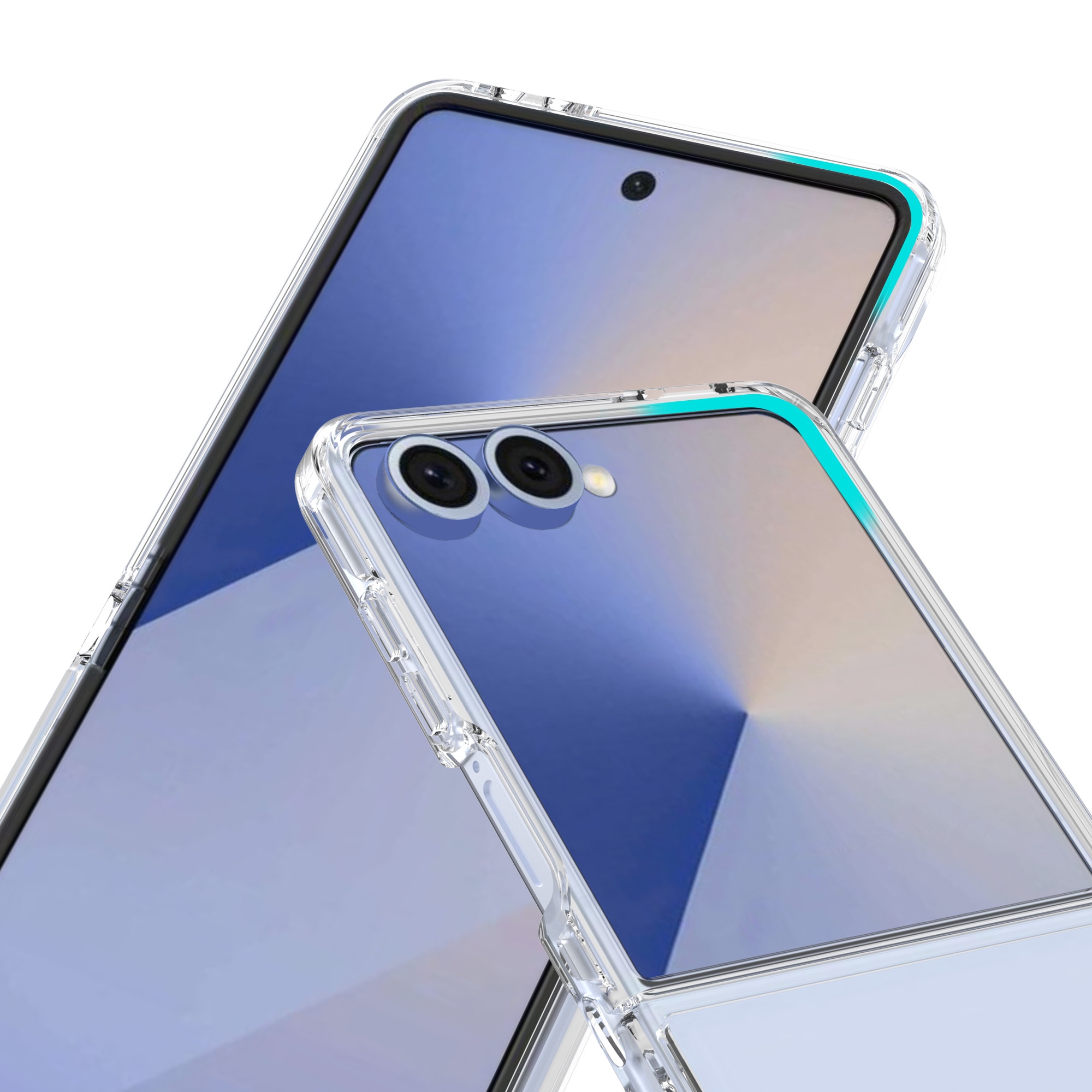 Hybridikuori Samsung Galaxy Z Flip 7 kirkas