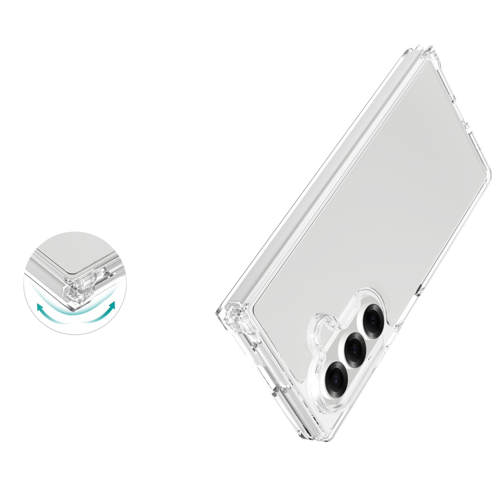 Hybridikuori Samsung Galaxy Z Fold 7 kirkas