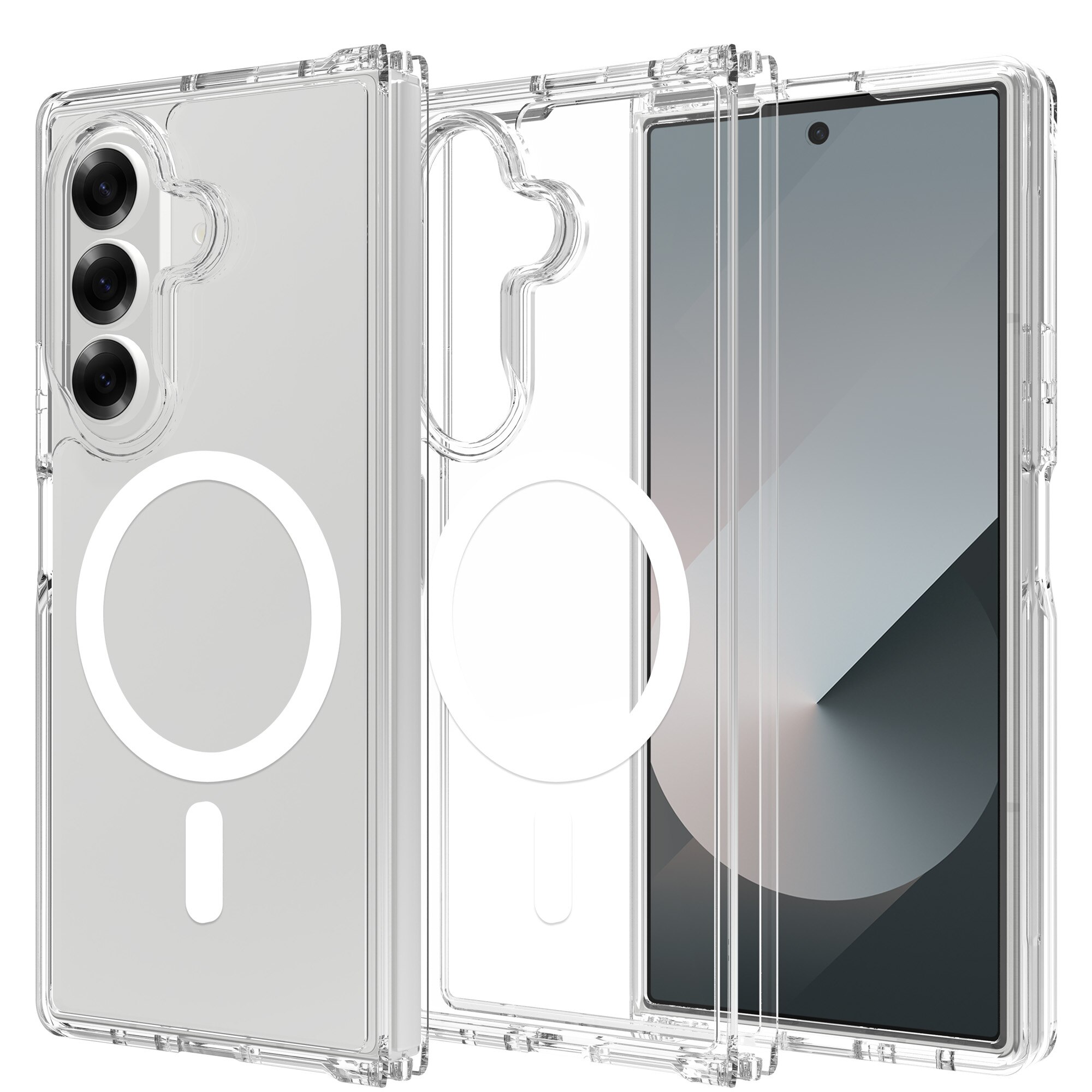 Hybridikuori MagSafe Samsung Galaxy Z Fold 7 Kirkas