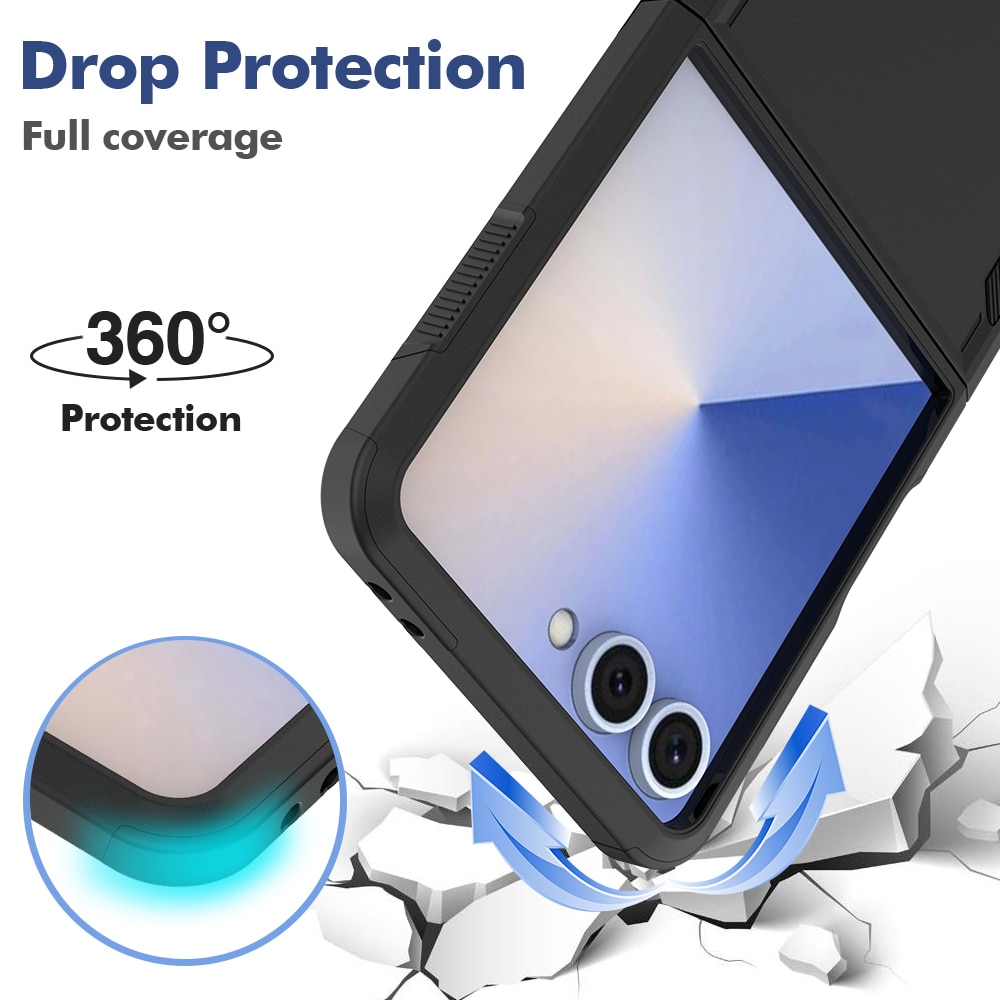 Off-road Hybridikuori Samsung Galaxy Z Flip 7 Musta