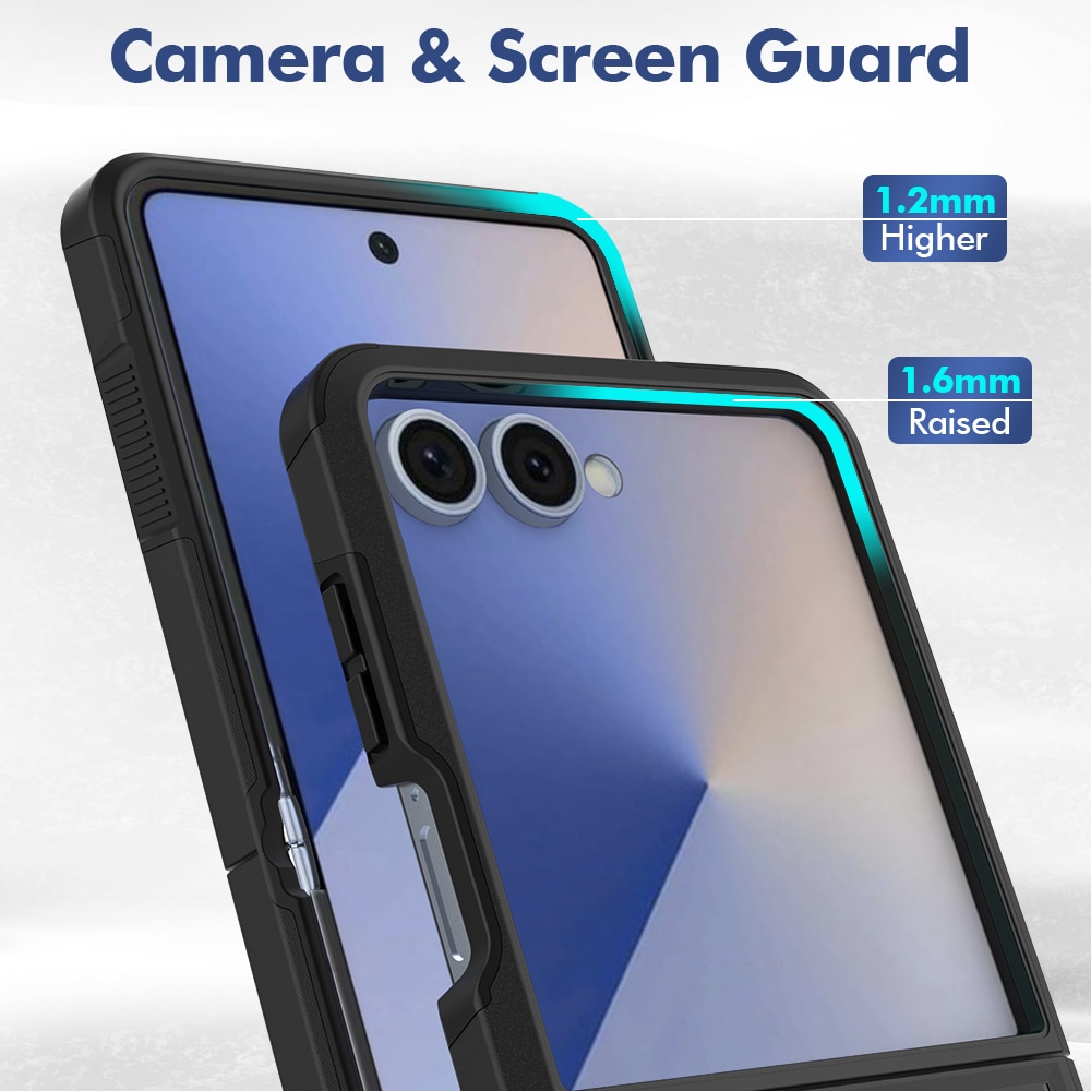Off-road Hybridikuori Samsung Galaxy Z Flip 7 Musta
