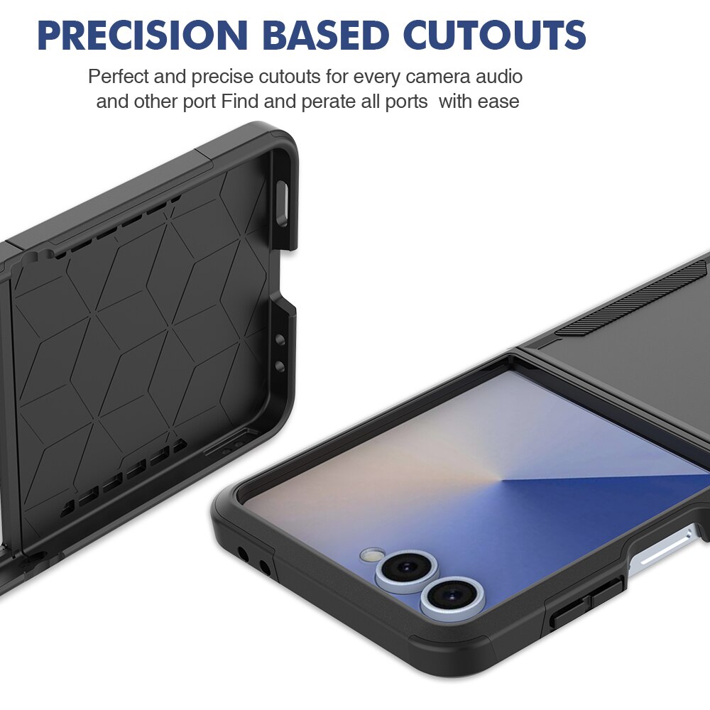 Off-road Hybridikuori Samsung Galaxy Z Flip 7 Musta