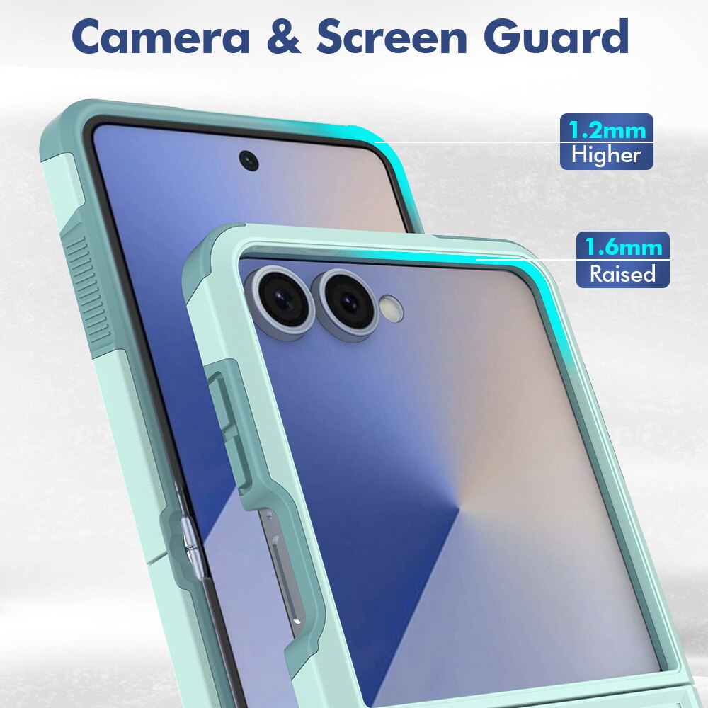 Off-road Hybridikuori Samsung Galaxy Z Flip 7 Mintunvihreä
