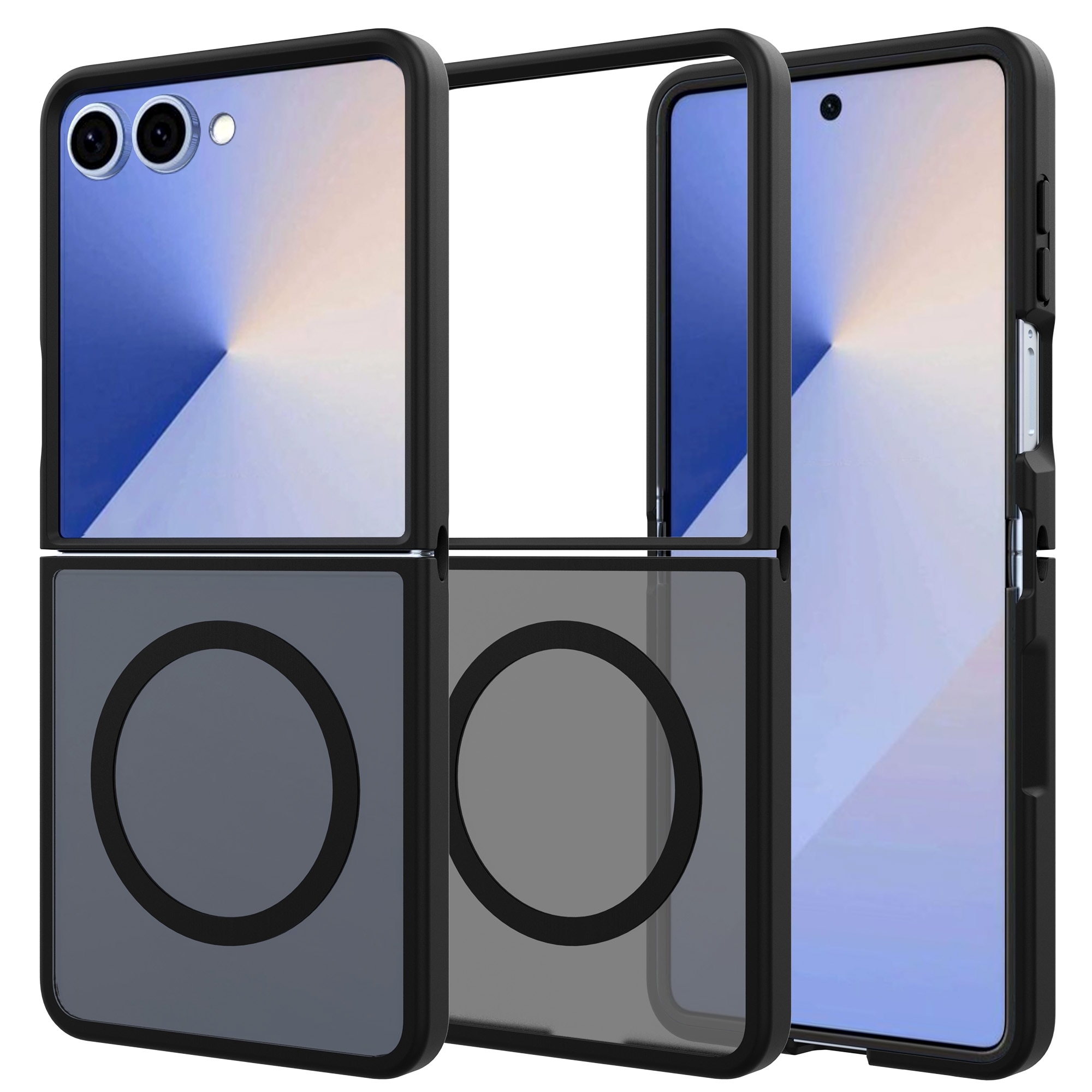 Magnetic Hybrid Kuori Samsung Galaxy Z Flip 7 Frosted Black