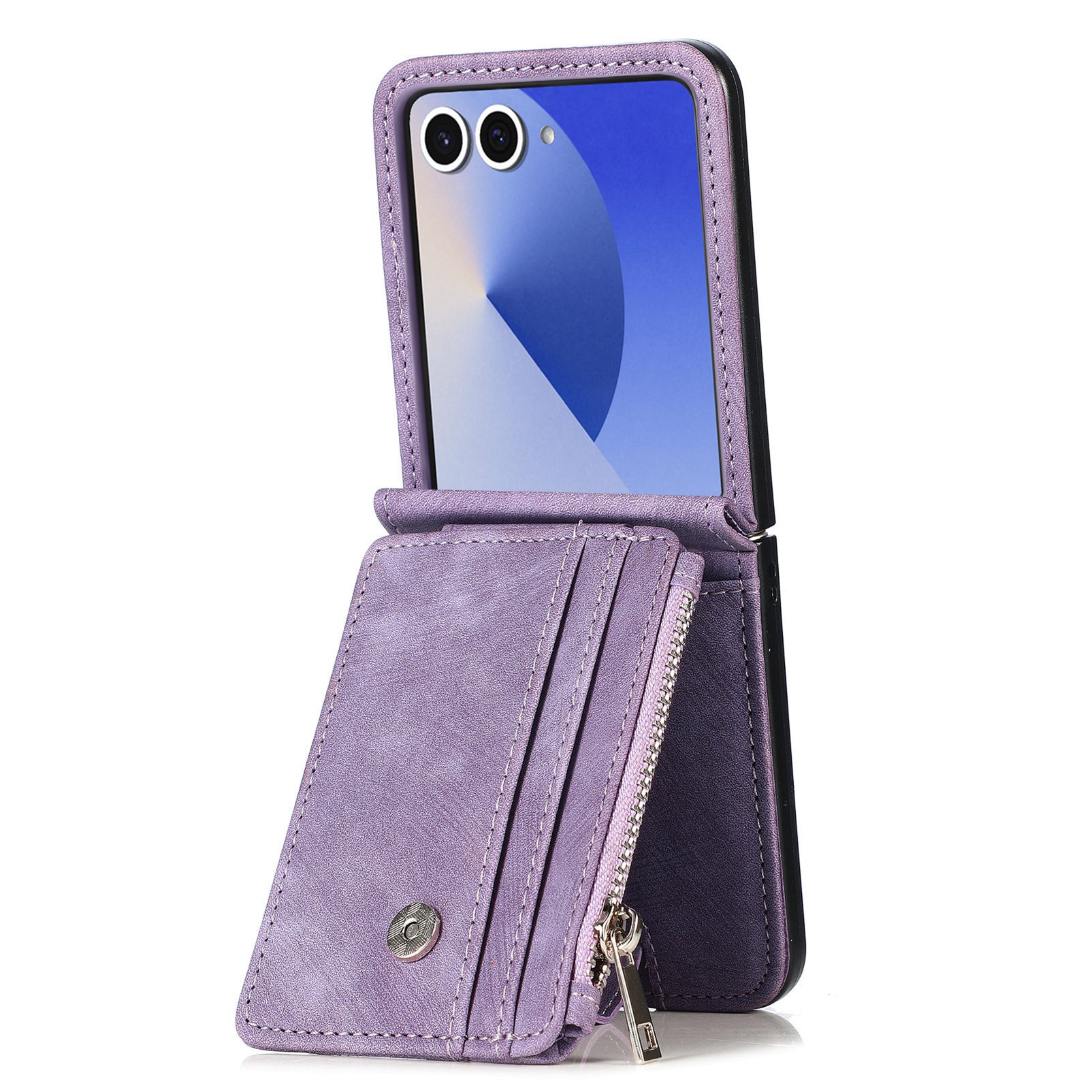 Suojakotelo Zipper Multi-slot Samsung Galaxy Z Flip 7 Liila