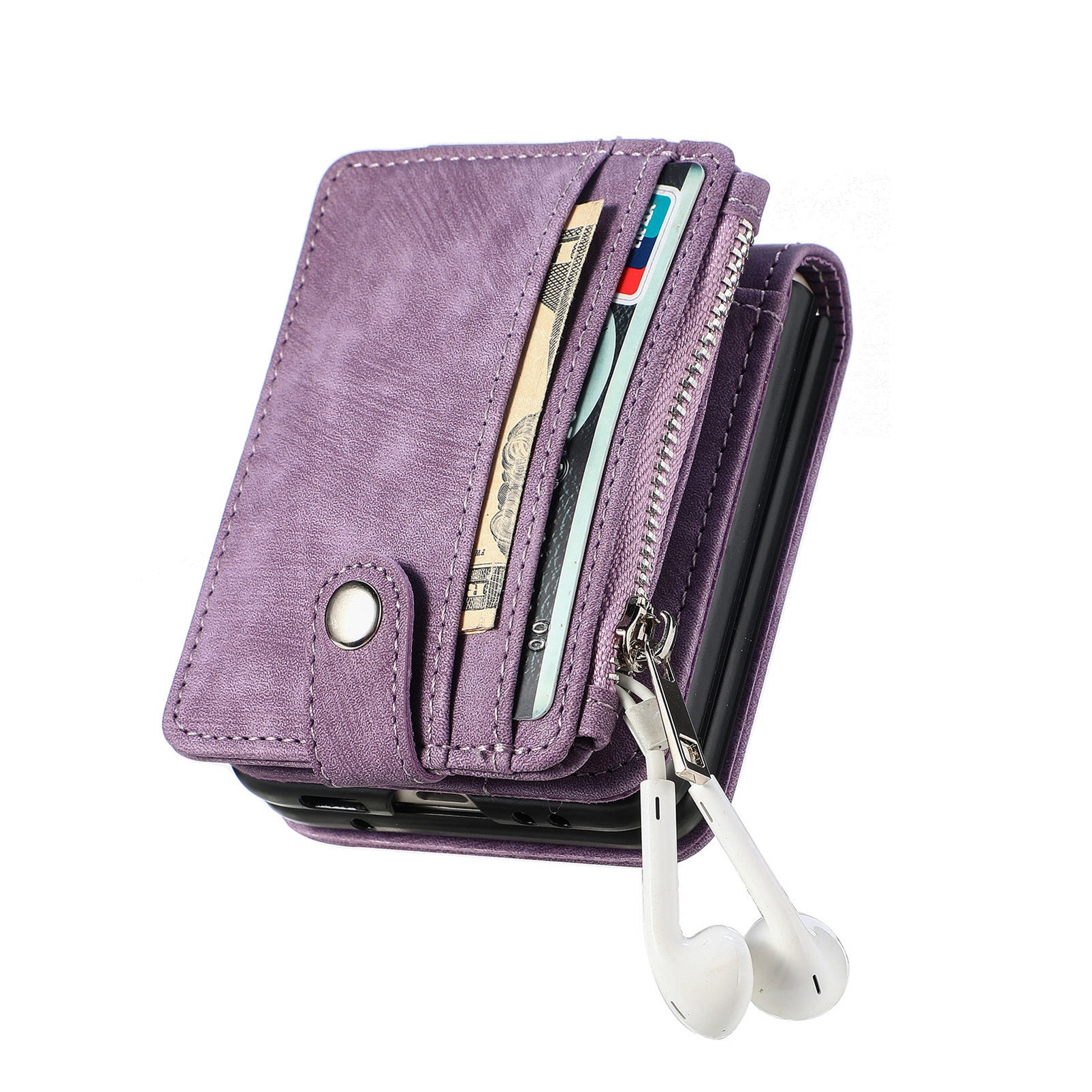 Suojakotelo Zipper Multi-slot Samsung Galaxy Z Flip 7 Liila