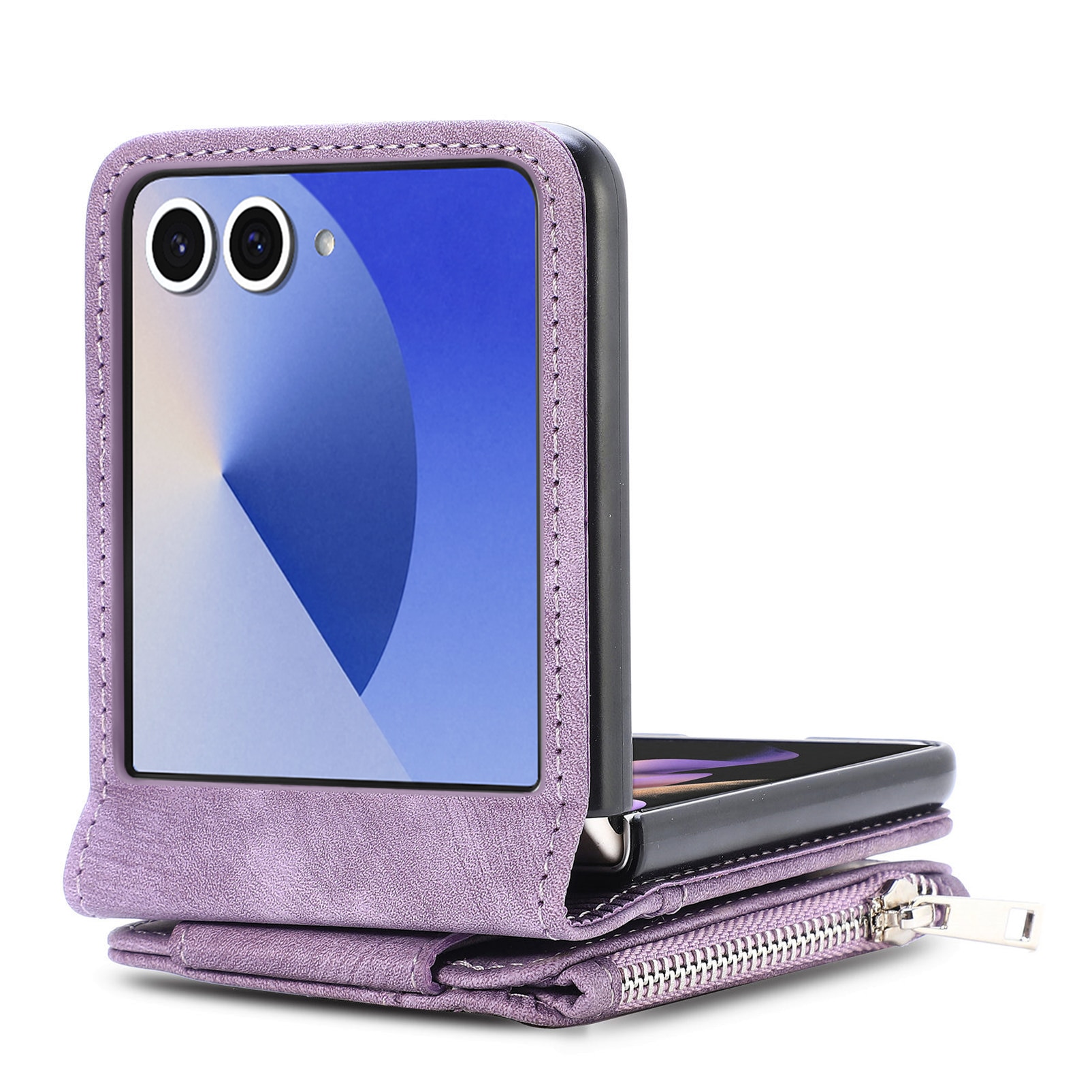 Suojakotelo Zipper Multi-slot Samsung Galaxy Z Flip 7 Liila