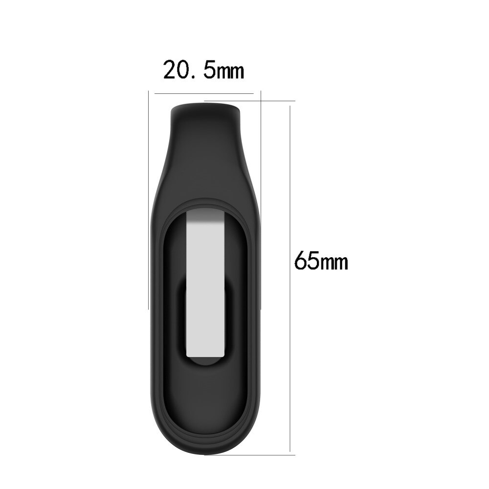 Xiaomi Mi Band 7 Silikonipidike/clip Musta