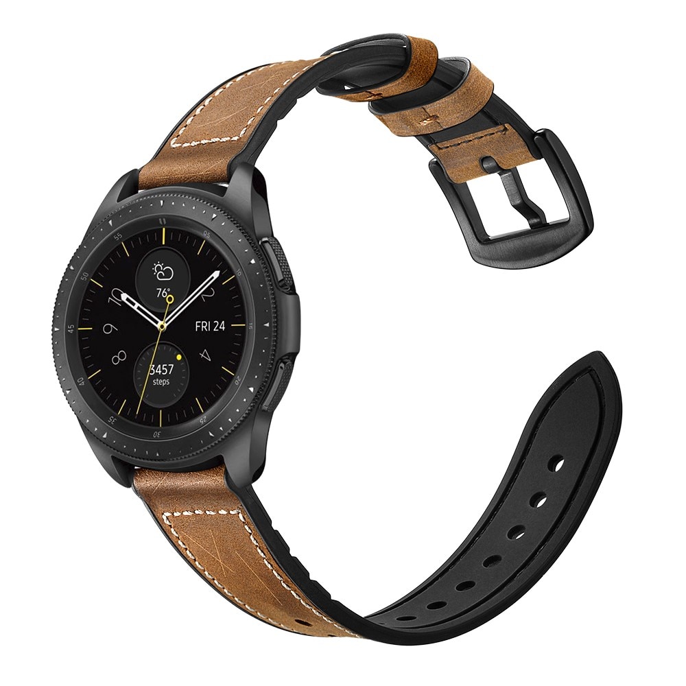 Premium Nahkaranneke Samsung Galaxy Watch 5 Pro 45mm ruskea