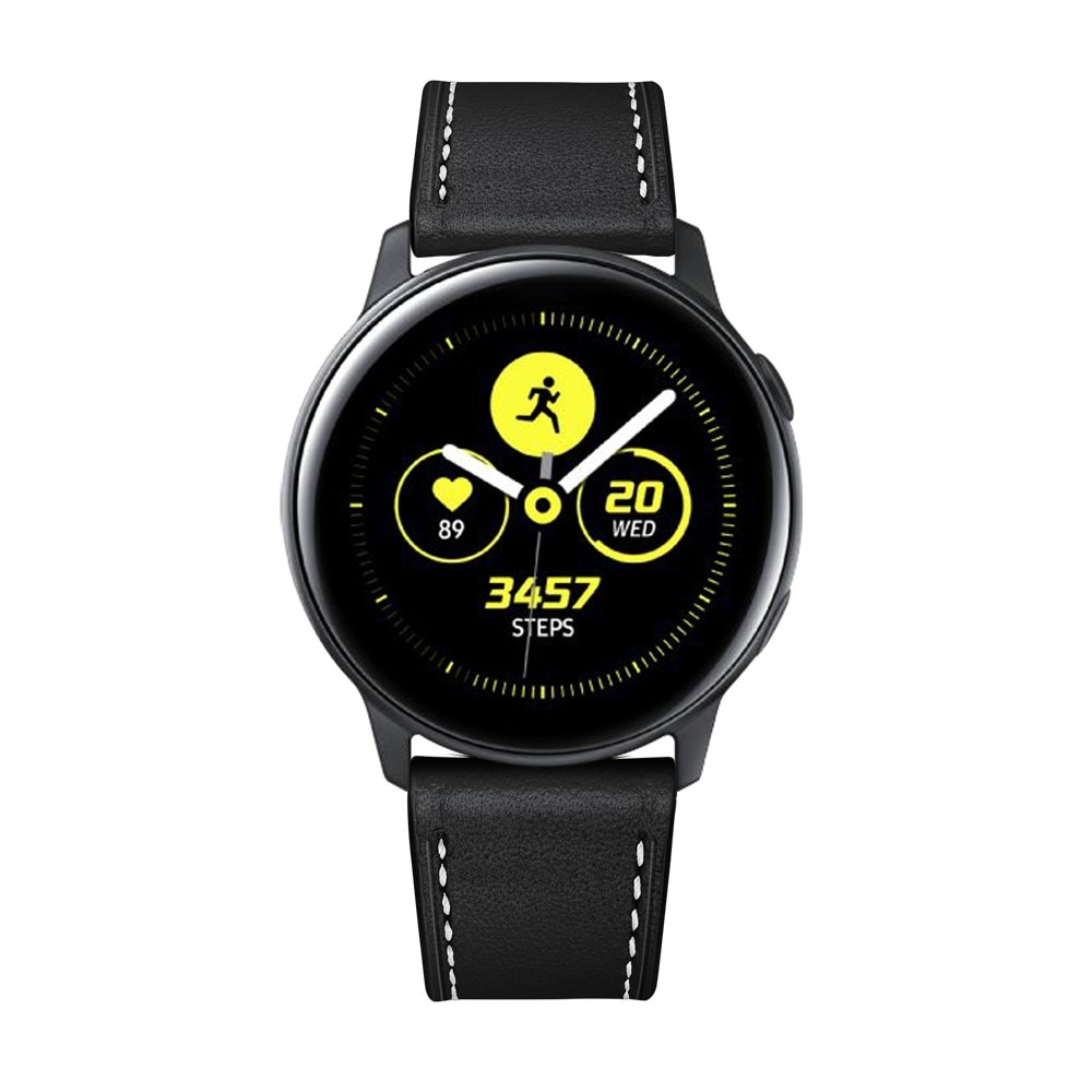 Nahkaranneke Samsung Galaxy Watch 42mm musta