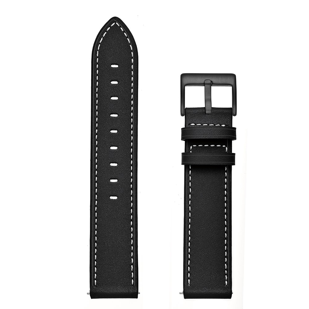 Nahkaranneke Samsung Galaxy Watch 42mm musta