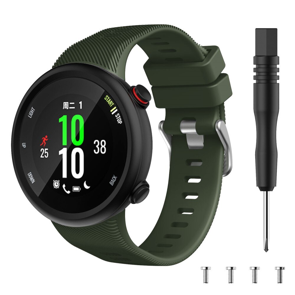 Silikoniranneke Garmin Forerunner 45 vihreä