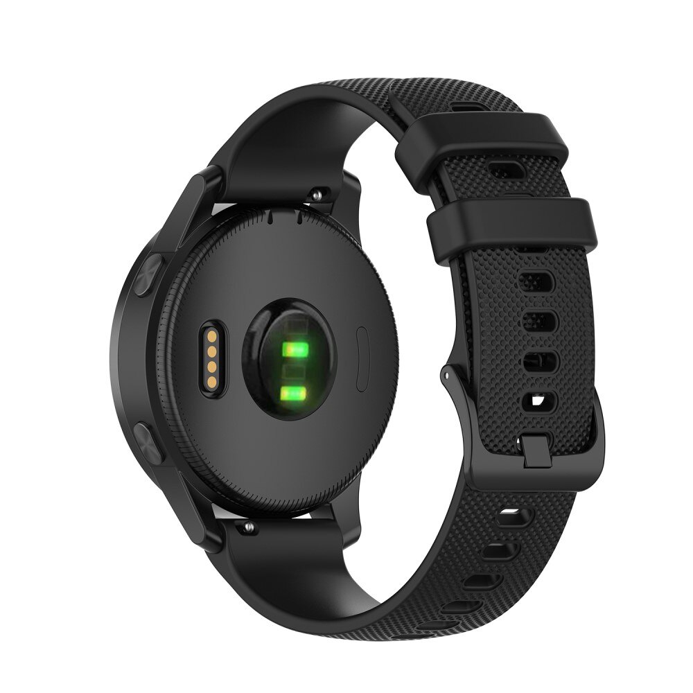 Silikoniranneke Garmin Vivoactive 4 musta