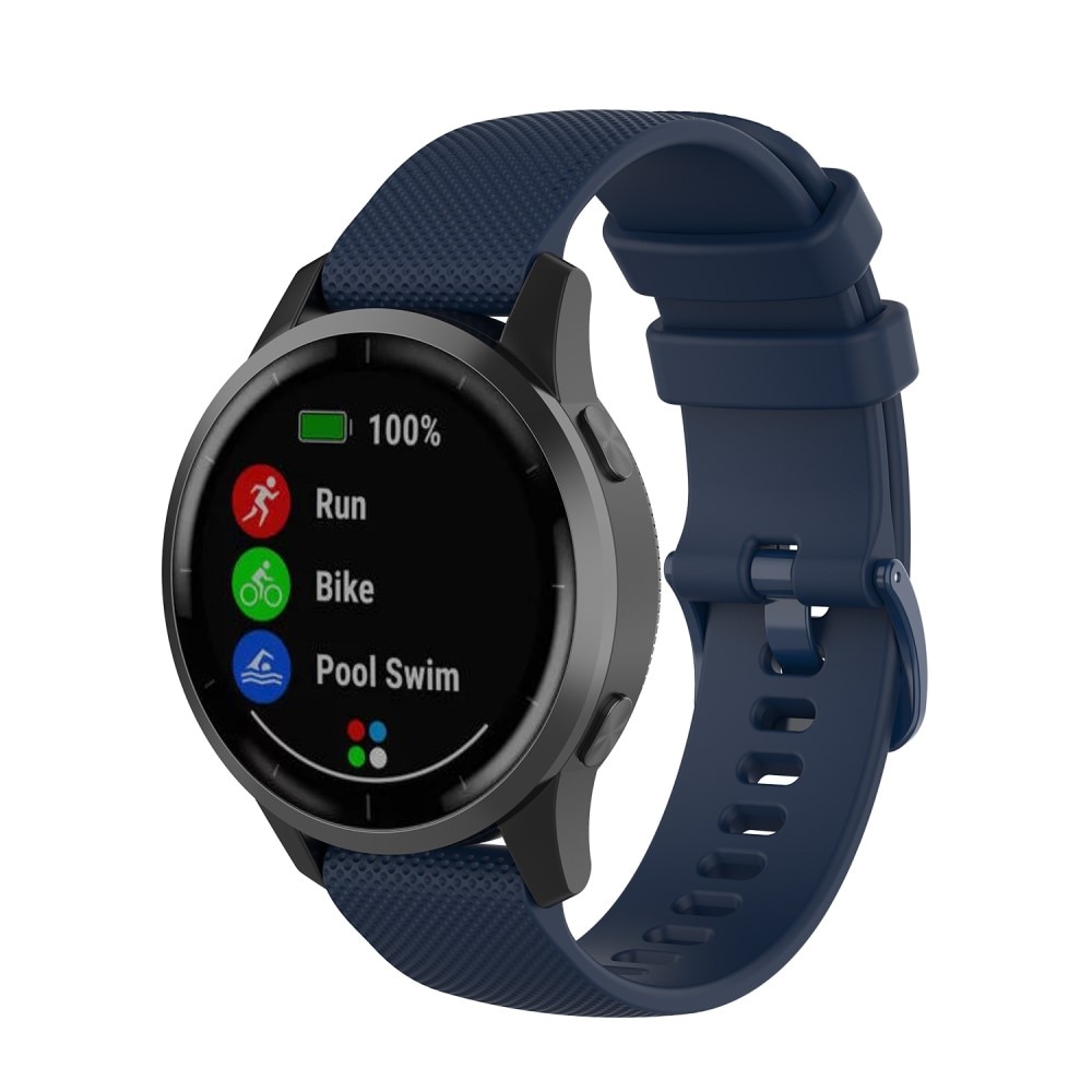 Silikoniranneke Garmin Vivoactive 4/Venu 2 sininen