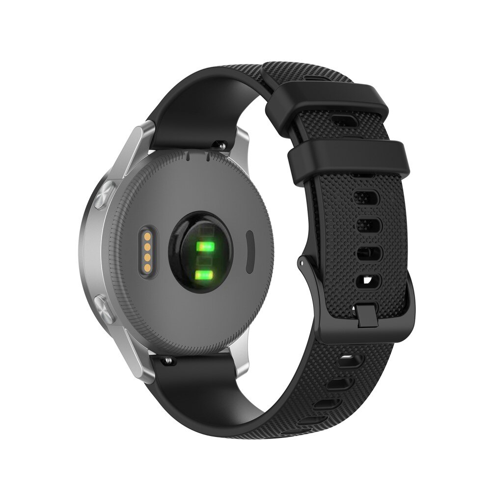 Silikoniranneke Garmin Vivoactive 4s musta