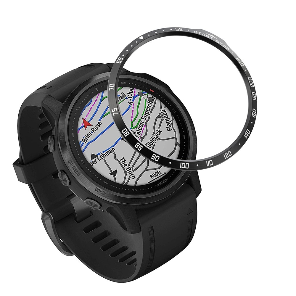 Kehys Ring Garmin Fenix 6S musta