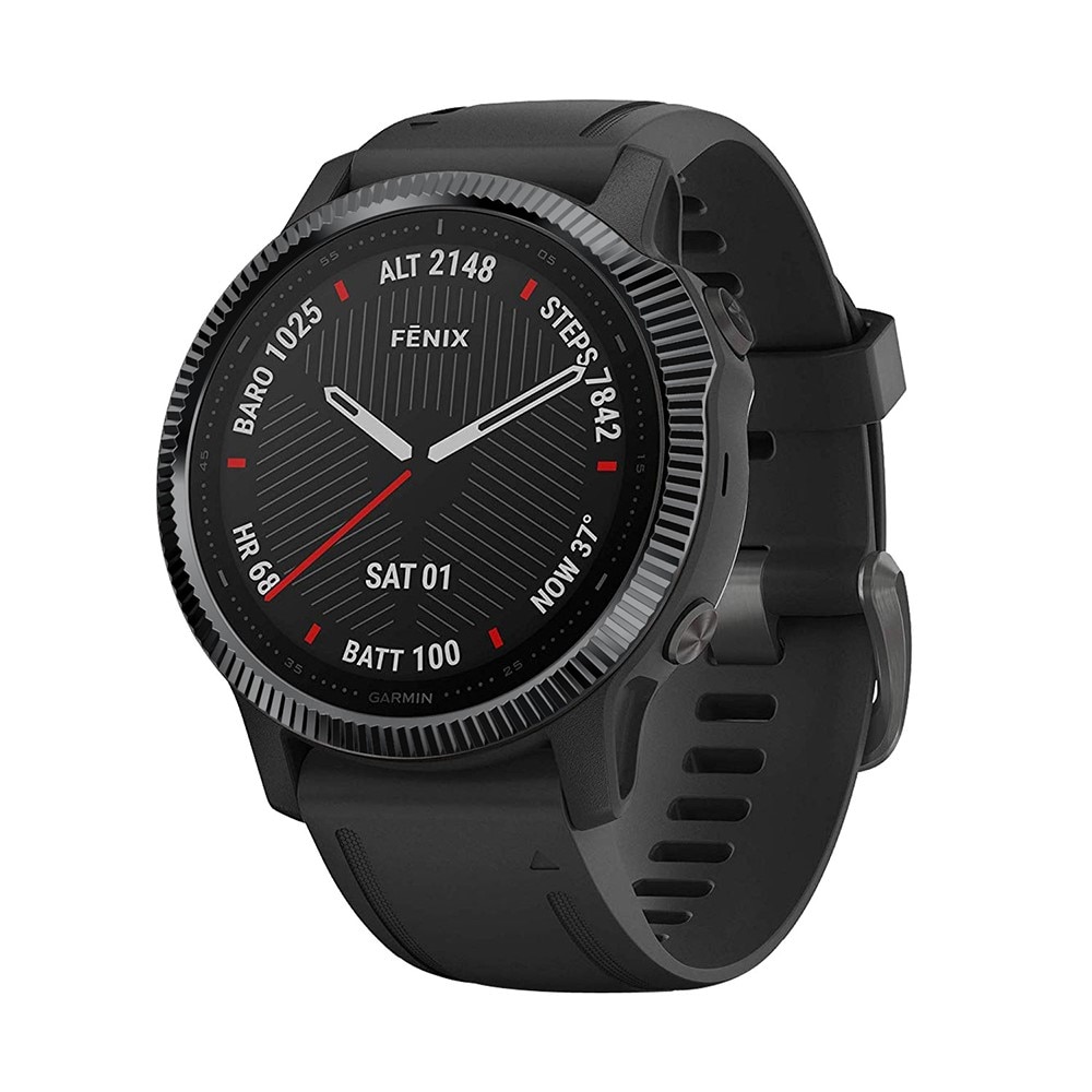 Kehys uritettu Garmin Fenix 6S Pro musta