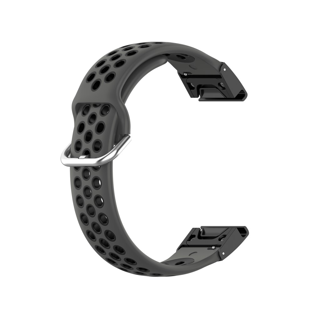 Silikoniranneke Urheilu Garmin Fenix 6X Pro musta