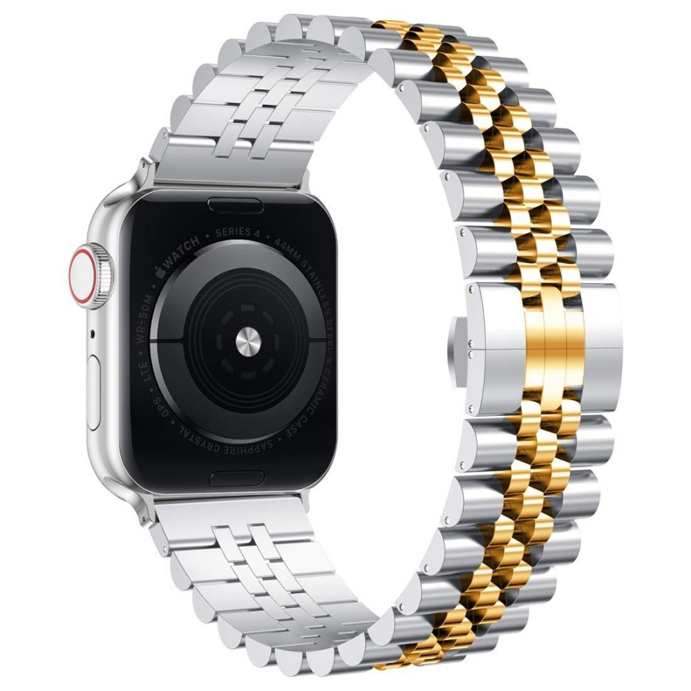 Apple Watch 41mm Series 9 Stainless Steel Bracelet hopea/kulta