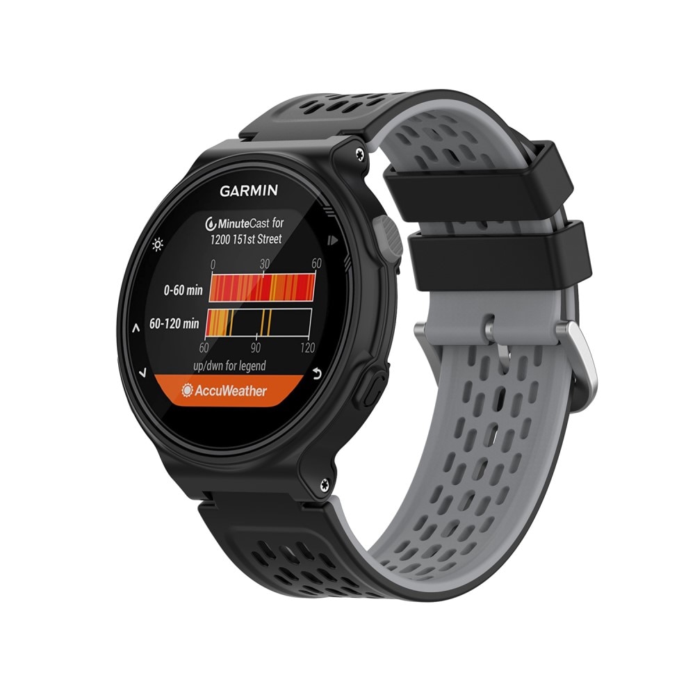 Silikoniranneke Urheilu Garmin Approach S2 Musta
