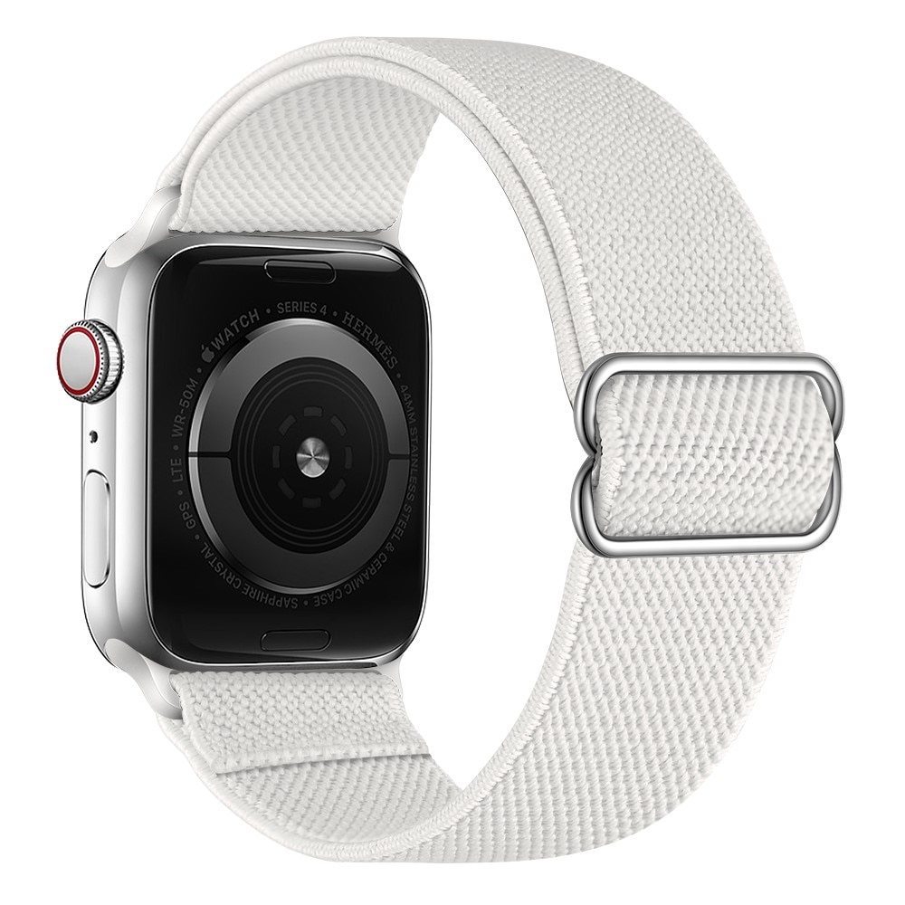 Nailonranneke Apple Watch 41mm Series 9 valkoinen