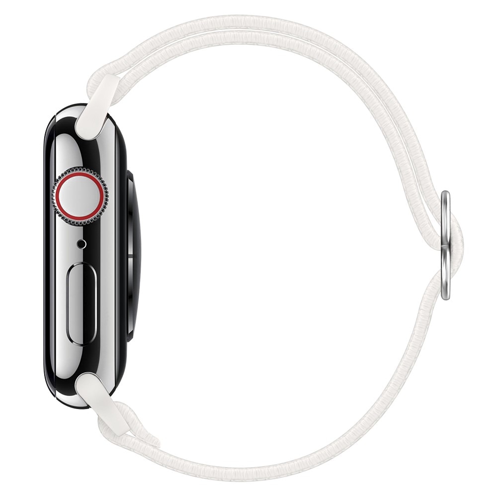 Nailonranneke Apple Watch 41mm Series 7 valkoinen